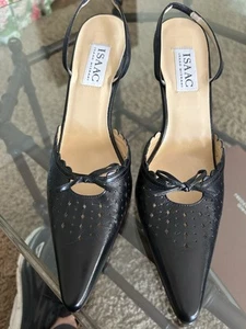 womens size 9 Isaac Mizrahi Heels Sling back - Picture 1 of 3