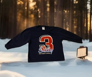 Old Navy Snow 3T Niño Azul Manga Larga Algodón Camiseta - Imagen 1 de 6