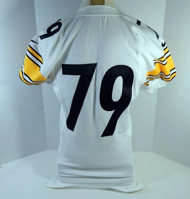 Camiseta blanca emitida por el juego Pittsburgh Steelers #79 2000 46 DP21256 Foto 1 de 4