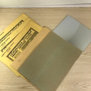 American Bonded CHROM RAKELPLATTE mit Original Umschlag 10" x 14" Menge 5 - Bild 1 von 3