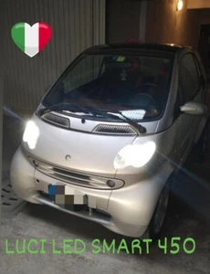 KIT LED PER SMART FORTWO 450 ANABBAGLIANTI LUCI POSIZIONE + TARGA INTERNO  - Imagen 1 de 5