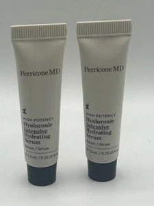 2- Perricone MD High Potency Hyaluronic Hydrating Serum MINI .25oz Sealed  - Picture 1 of 2
