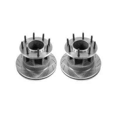 Power Stop AR82128XPR для 08–12 Ford F350 Super Duty передний с отверстиями и прорезями - Изображение 1 из 2