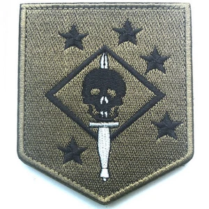 MARINE RAIDERS THE UNITED STATES NARINE COMMANDOS USA ARMY HOOK LOOP PATCH  - Picture 1 of 1