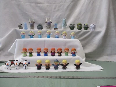 Fisher Price Little People Disney Frozen Olaf Sven Elsa Anna Kristoff Pick troll - Image 1 of 4