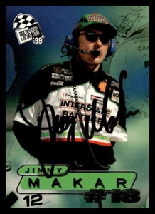 Tarjeta automática Jimmy Makar 1999 Press Pass #65 Joe Gibbs Racing IP - Imagen 1 de 2