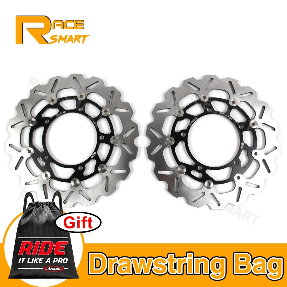 Rotores de disco de freno delanteros para Suzuki GSXS750 2015 2016 GSX-S 750 ABS 2017-2023 Foto 1 de 4