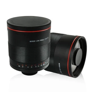 Teleobjetivo espejo 900 mm F8,0 para cámara Canon Nikon Sony Olympus M43 montura E - Imagen 1 de 9