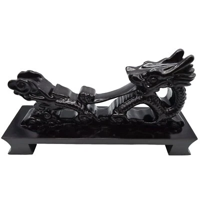 MAYMII Resina Negro Dragón Samurai Espada Katana Wakizashi Tanto Soporte D... Foto 1 de 4