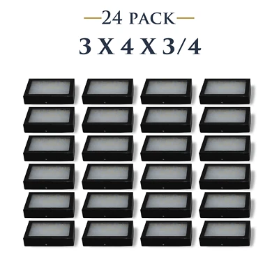 24 Pack of 3 x 4 x 3/4 Riker Display Cases Boxes for Collectibles, Arrowheads - Image 1 of 3