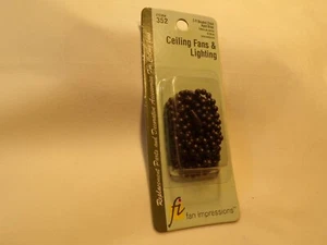 Aged Brass 3ft. Beaded Chain For Fans And Lighting NEW IN PACKAGE - Picture 1 of 7