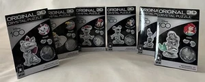 Set of 6 Disney 100 ORIGINAL 3D Crystal Puzzles - Picture 1 of 16
