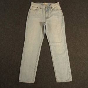 Neu mit Etikett $ 128 Madewell Damenjeans 27 x 27 blau gerade perfekt Vintage Stretch C2819 - Bild 1 von 13
