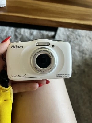 Nikon COOLPIX W100 13.2 MP Digital Camera - White - Image 1 of 4