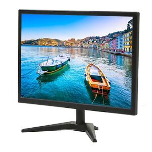 19in Computer Monitor LCD VGA DC HD Multimedia Interface Desktop Display For BST