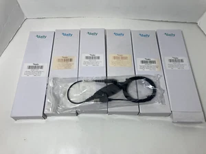 LOTE de 6 cables de enlace USB a QD para auriculares Plantronics Jabra GN Netcom Daily QD NUEVOS - Imagen 1 de 6