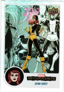 2022 MARVEL BEGINNINGS UPPER DECK VOL 2 RAINBOW PARALLEL #18 JEAN GREY - Picture 1 of 2