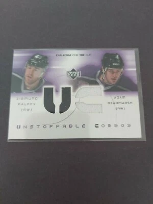 01-02 UD Challenge For The Cup Palffy / Deadmarsh Unstoppable Combos Kings uc-pd - Image 1 of 2