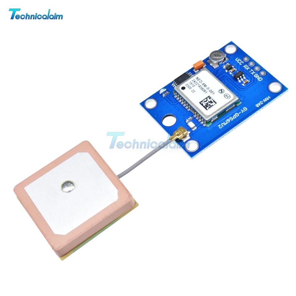 NEO-6M GPS Module GY-NEO6MV2 Flight Controller For Arduino MWC IMU APM2- - Image 1 of 1