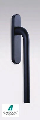 Maniglione per alzanti in ottone modello TANARO con conchiglia esterna - Immagine 1 di 2