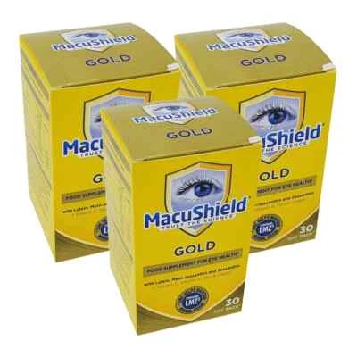 270 Macushield Gold Food Supplement - 3 Months Supply (Triple Pack of 90 Caps)