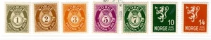 1937 Norway STAMPS SC#162 to 176 15-Stamps MLH OG - Picture 1 of 2