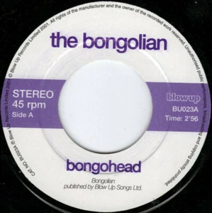 Rare Original 2001 7" THE BONGOLIAN Bongohead b/w Farfisian MINT BLOW UP RECORDS - Picture 1 of 2