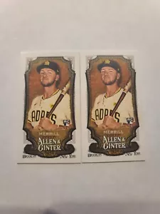 2024 Allen & Ginter Mini Jackson Merrill RC #275 Lot x2 (A&G Back & Base) Padres - Picture 1 of 2