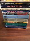 Lot Of 10 Andre Norton Moon Called, Dark Piper, Ice Crown, Forerunner, Mirror