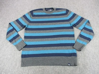 Suéter The North Face Para Hombres Mediano Lana Pullover Cuello Redondo Rayas Informal Senderismo Foto 1 de 4