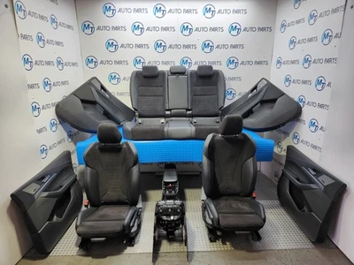 BMW 2 SERIES COMPLETE M SPORT INTERIOR SEATS DOOR CARDS ALCANTARA BLUE STITC U06 - Image 1 of 4