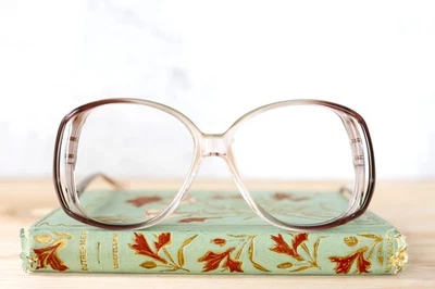 Monturas de gafas vintage años 70 NOS Grandma Core Gafas de gran tamaño EE. UU. Foto 1 de 4