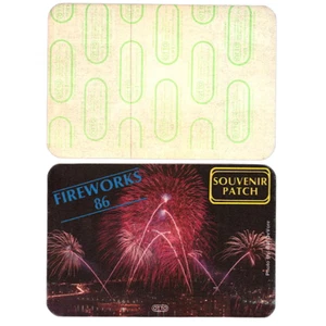 1986 WEBN Cincinnati Fireworks Patch - Vintage Rozzi's Souvenir Patch NOS Ohio - Picture 1 of 1