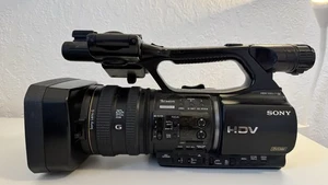 Sony HVR-Z5 Videokamera 20x Zoom 1080iHD Mini DV Camcorder Videokamera Schwarz - Bild 1 von 16