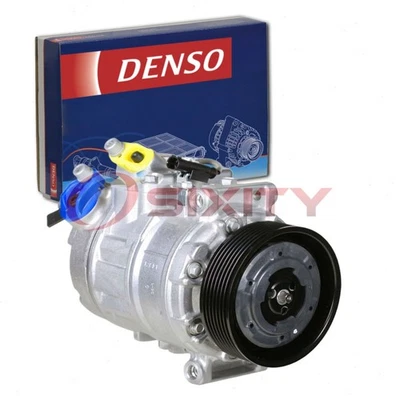 Compresor de aire acondicionado Denso para BMW 135i 2008-2013 calefacción aire acondicionado ventilación cv Foto 1 de 4