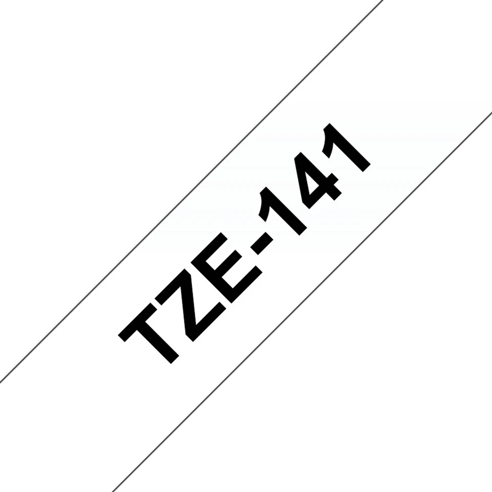 Brother TZE-141 Black on transparent TZe Direct thermal Brother pour P-Touch PT- - image 1 of 1