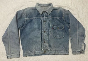 Levi's 50s 519XX 506XX 1st Type Denim Jacket Vintage Original 46~48 Rare JP - Picture 1 of 10