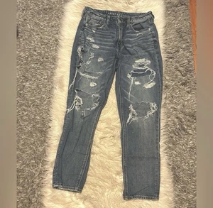 Blau Distressed hoch geschnitten Tomgirl normale Größe: 8 - Bild 1 von 1