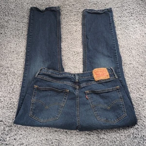 Levis 541 Jeans Herren 31X30 Blau Medium Wash Distressed Freizeit Straight Stretch - Bild 1 von 11