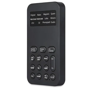 Voice Changer Microphone à Main Voice Changer avec Son Effet Multifonctionnelm6697 - Photo 1/9