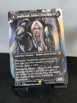 Sephiroth Fabled SOLDIER/Sephiroth One-Winged Angel ALT Final Fantasy NM ENG MTG - Photo 1/2