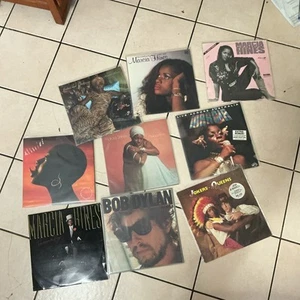 9 X Record Lp Lot Marcia hines & Bob Dylan - Picture 1 of 1