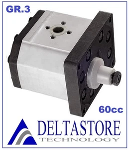 POMPA IDRAULICA GRUPPO 3 DA 60cc. - OLEODINAMICA GEAR PUMPS - Foto 1 di 1