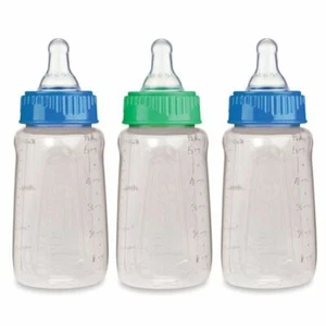 First Essentials de NUK 5 oz. Biberones de flujo lento en blanco, paquete de 3 - Imagen 1 de 4