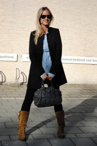 Sartore braune halbhohe Wildlederreitstiefel Größe 7 - Bild 1 von 5