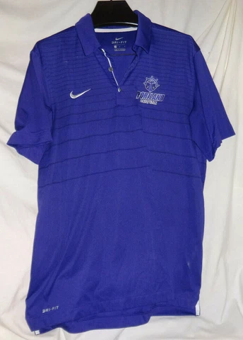 PORTLAND PILOTS Basketball Player Issued Worn Polo Shirt Sz L Cover