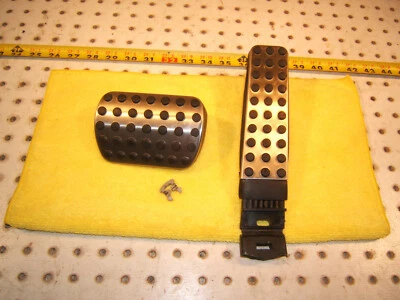 Mercedes 84-91 W126 SEL автоматический металлический черный модифицированный подлинный 1 набор из 2 педалей - Изображение 1 из 4