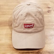 Levi's Hat Cap Snapback Brown Beige Casual Cotton Dad Adjustable