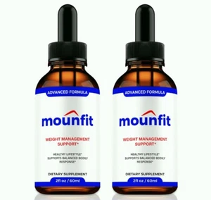 (2 Pack) Mounfit Weight Loss Drops for Burning Excess Fat & Boosting Energy - Picture 1 of 8