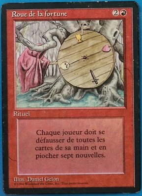 Wheel of Fortune (BB) Revised (ITALIAN) HP/DAMAGED/INKED CARD (461214) ABUGames - Image 1 of 2